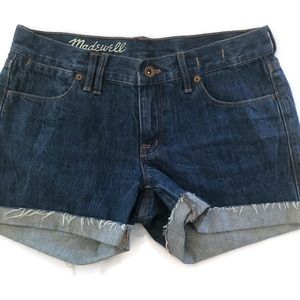 Madewell Dark Wash Denim Shorts | Size 26